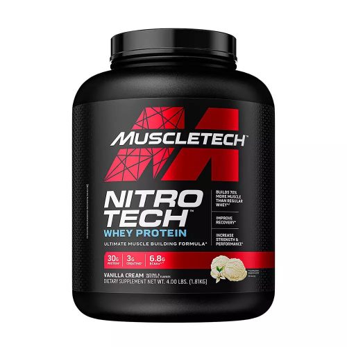 MuscleTech Nitro Tech Whey Protein 1.8 kg - vanília