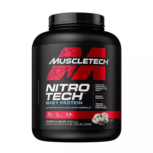 MuscleTech Nitro Tech Whey Protein 1.8 kg - cookies & cream