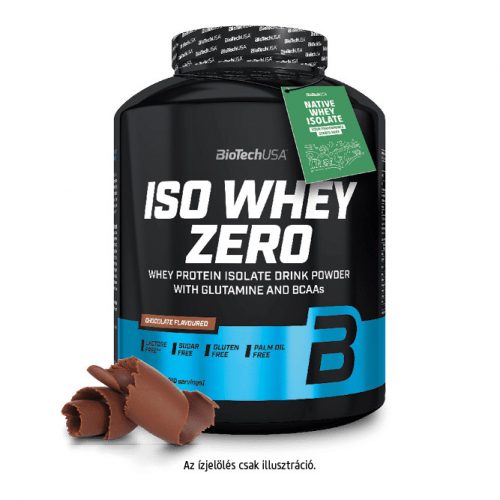 BioTechUSA Iso Whey Zero prémium fehérje - 2270 g - Vanília