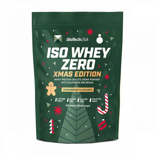 BiotechUSA Iso Whey Zero 500 g mézeskalács (limitált kiadás)