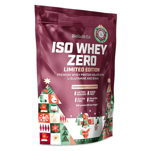 BiotechUSA Iso Whey Zero 500 g mézeskalács (limitált kiadás)