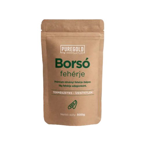 Pure Gold Natur Line Vegan borsó Fehérje italpor - Ízesítetlen 500g