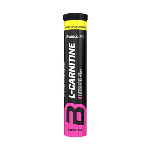 BioTechUSA L-Carnitine Pezsgőtabletta - 20 tabletta - Citrom-lime