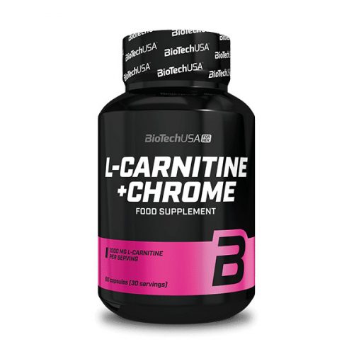 BioTechUSA L-Carnitine + Chrome - 60 kapszula