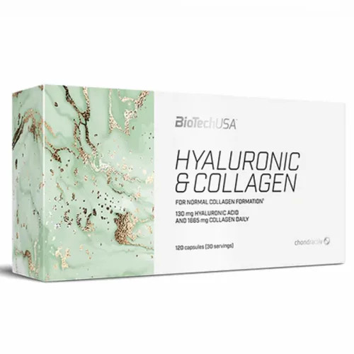 BiotechUSA Hyaluronic & Collagen 120 kapszula