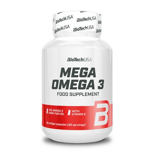 BioTechUSA Mega  Omega 3 - 90 lágykapszula