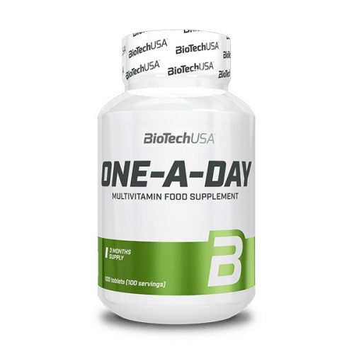 BioTechUSA One-A-Day multivitamin - 100 tabletta