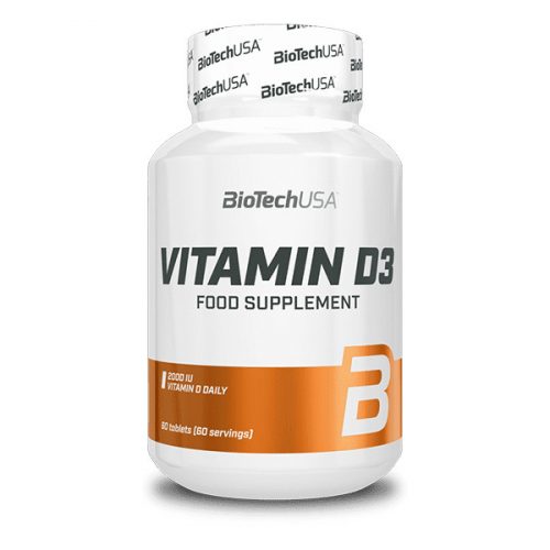 BioTechUSA Vitamin D3 - 60 tabletta