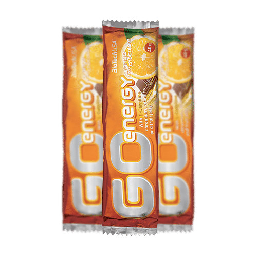 BioTechUSA Go Energy - 40 g - Étcsokoládé-Narancs