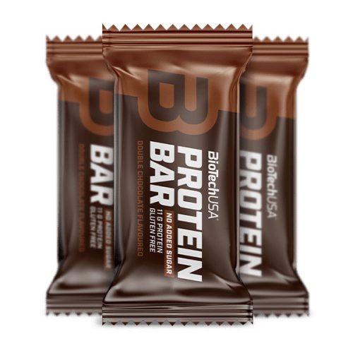 BioTechUSA Protein Bar fehérjeszelet - 35 g - Dupla Csokoládé