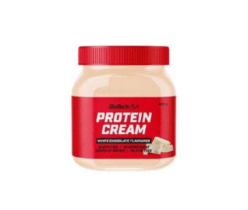 BioTechUSA Protein Cream - 400 g fehércsokoládé ízű