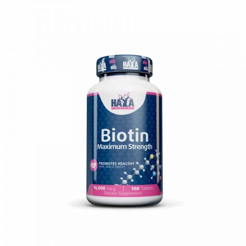 Haya Labs - Biotin Maximum Strength 10 000 mcg. / 100 Tabs