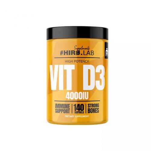 Hiro Lab Vitamin D3 4000 IU - 140 lágyzselatin