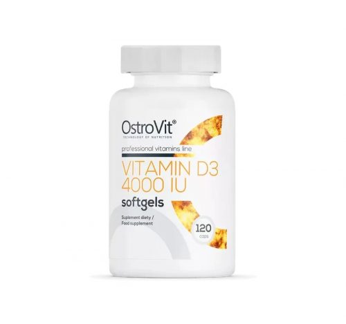 OstroVit Vitamin D3 4000 IU softgel 120 kapszula