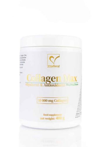 VitaNeral Collagen Max + Hyaluron 400g - málna