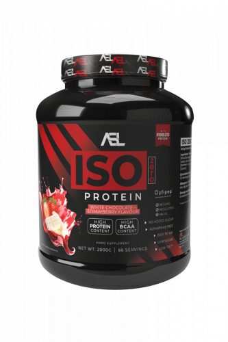 ALLSPORTS LABS Iso Zero Protein 2000g - eper-fehércsokoládé, 2000g