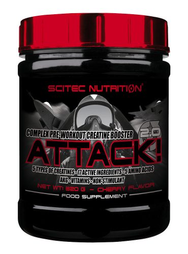 Scitec Nutrition Attack! 2.0 (320 gr.) - cseresznye