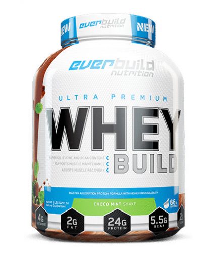 EverBuild Nutrition – Ultra Premium WHEY BUILD™ 908 g / 2270 g - Deluxe Chocolate Shake, 2270