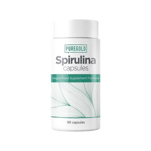 Pure Gold Spirulina étrend-kiegészítő kapszula - 90 kapszula