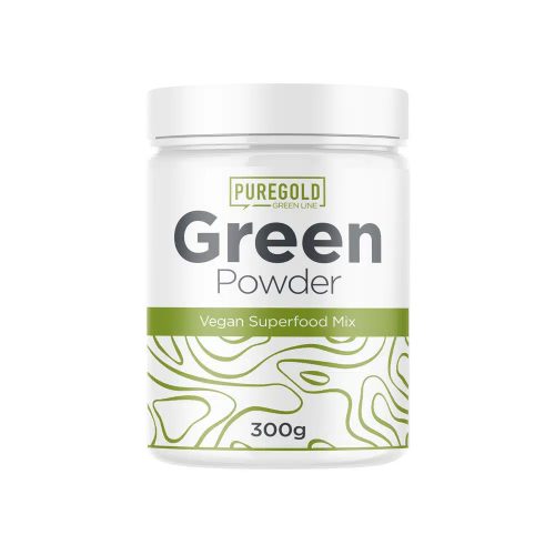 Pure Gold Green Powder - Gyümölcs és zöldség keverék alapú italpor 300g