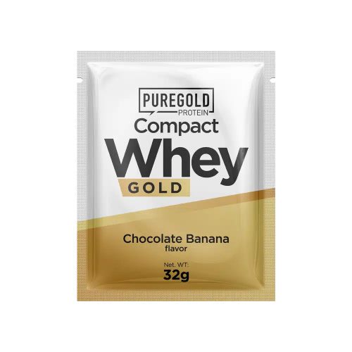 Pure Gold Compact Whey Gold fehérjepor - 32g (1 adag) - Chocolate Banana