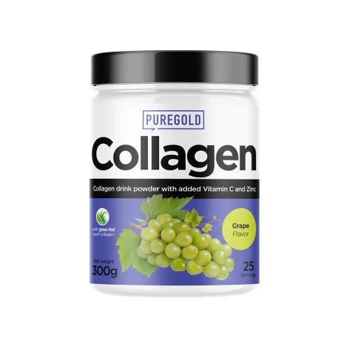 Pure Gold Collagen marha 300g - szőlő