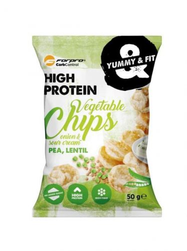 Forpro Protein Vegetable Chips Onion & Sour Cream 50g