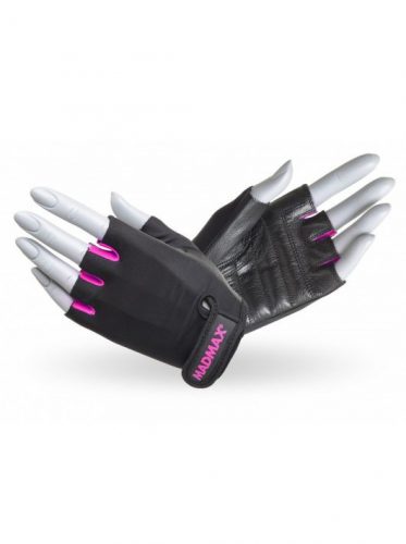 MADMAX Rainbow Fitness kesztyû - black/pink