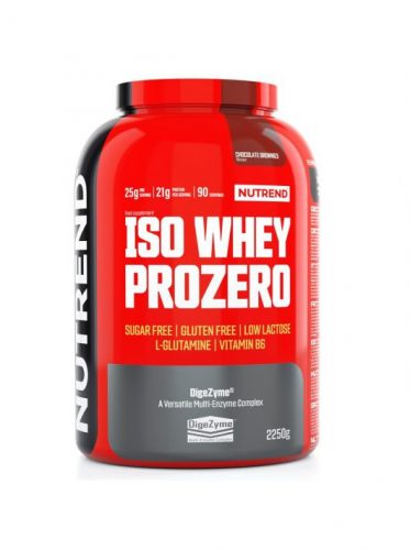 Nutrend Iso whey Prozero 2250 g - Vanilla Pudding