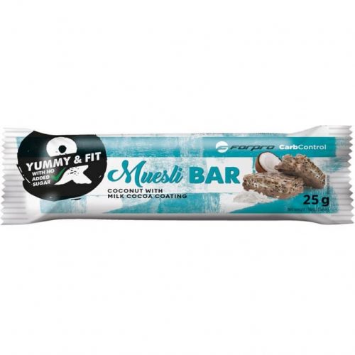 Forpro Muesli Bar 25g - Coconut with milk cocoa coating