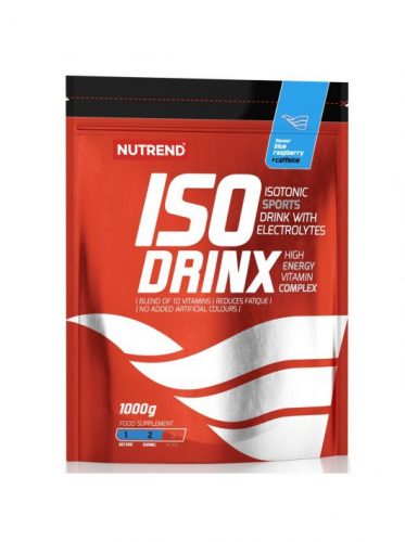 Nutrend Isodrinx 1000g with caffein blue raspberry