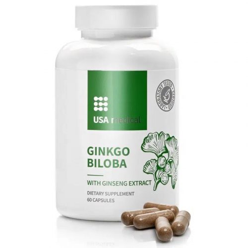 USA medical - Ginkgo Biloba kapszula ginzeng kivonattal 60 db