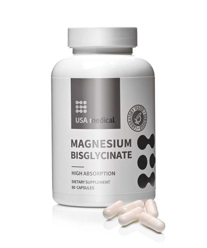 USA medical - Magnézium biszglicinát kapszula MAGNESIUM BISGLYCINATE 60 db